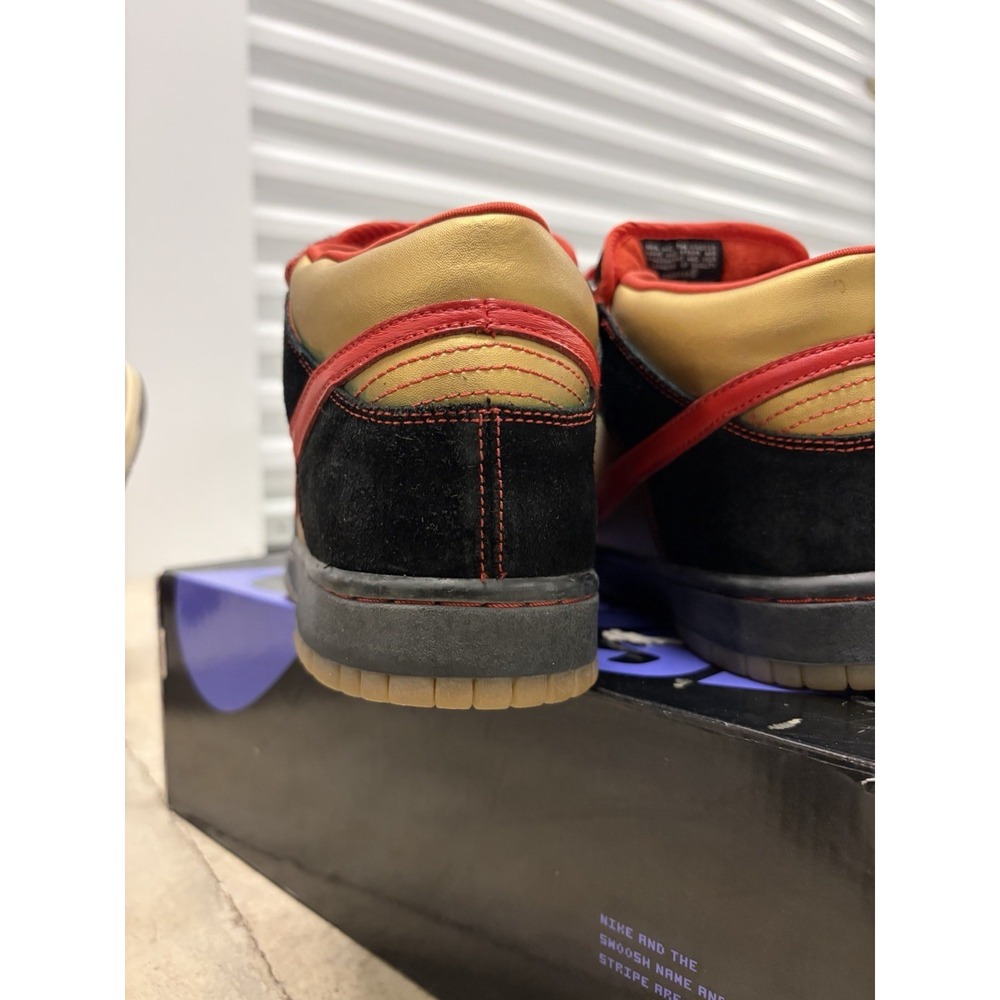 VNDS Size 9.5 Nike Dunk Pro SB Mid Money Cat 2007 BLACK BOX MID - Picture 7 of 11